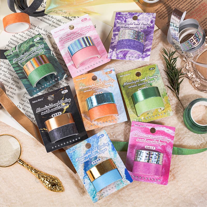 Colorful Decorative Masking Washi Tape