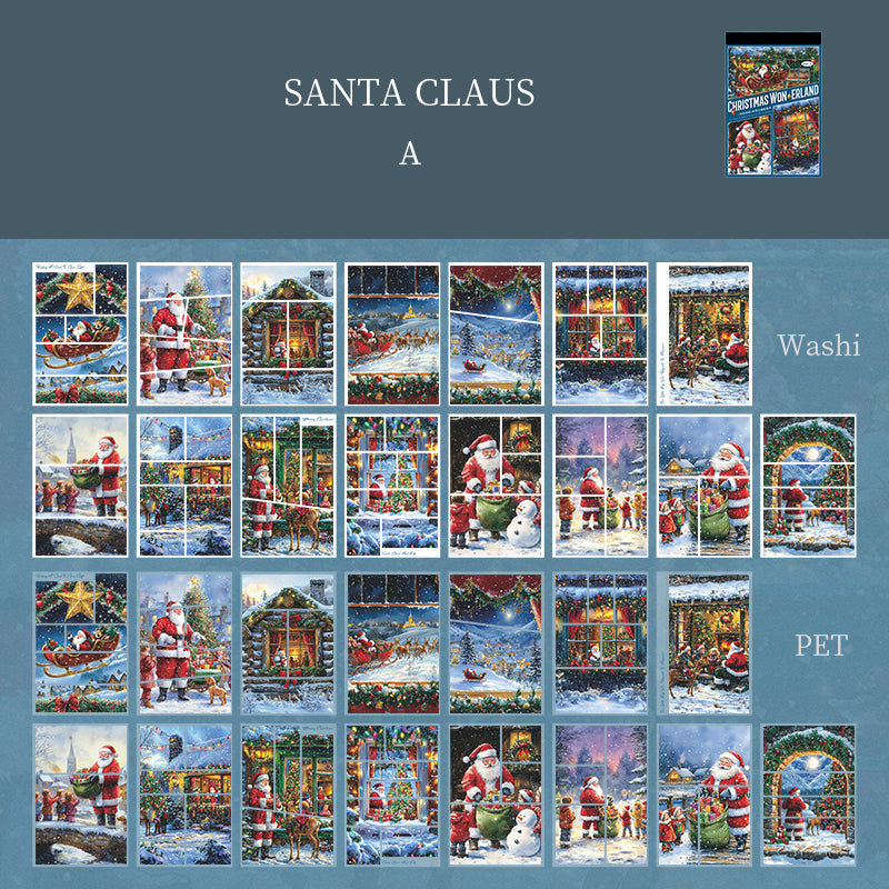 Christmas Sticker Book | Washi Stickers & PET Stickers