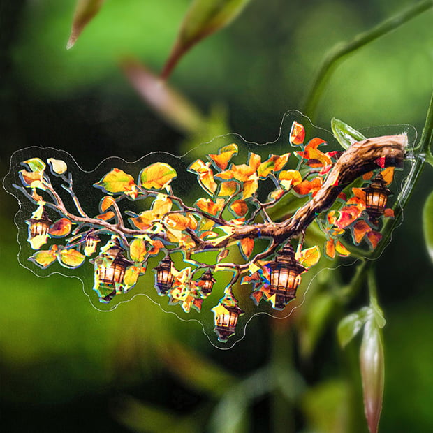 Autocollants décoratifs pour guirlandes lumineuses