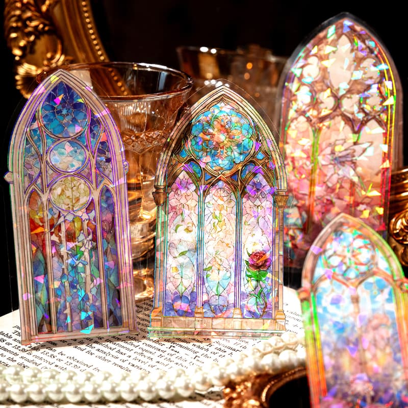 Glazed Window Sticker Scrapbooking