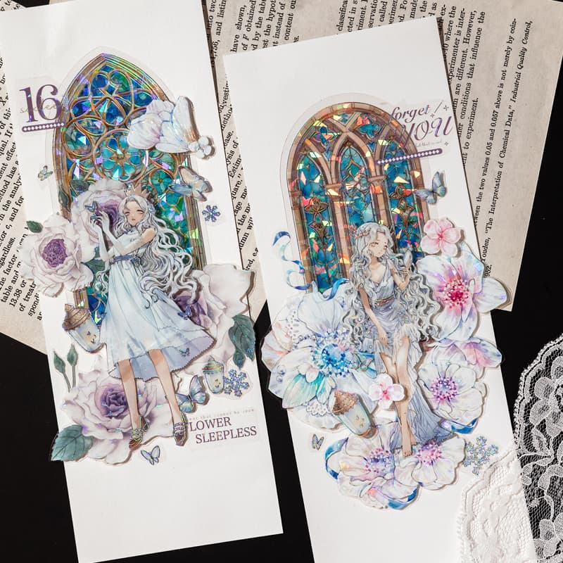 Glazed Window Sticker Scrapbooking