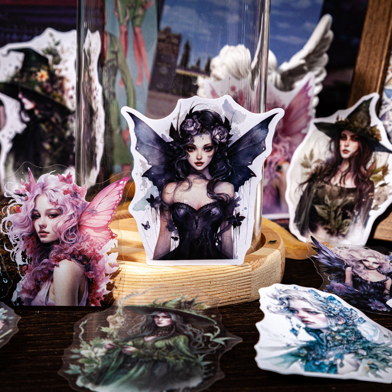 Set d’Autocollants PET « Mystical Sprite » pour Scrapbooking