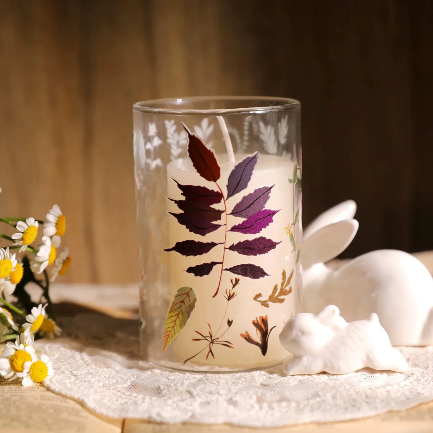 Nature Botanical Leaves UV DTF Sticker Transfers