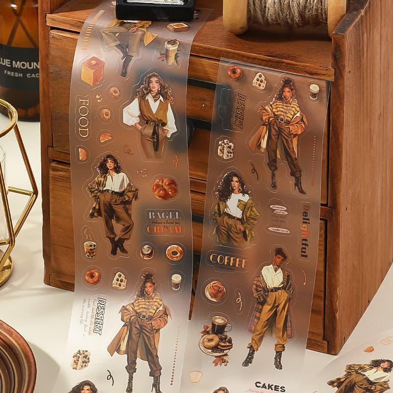 Ruban PET prédécoupé Modern Girl