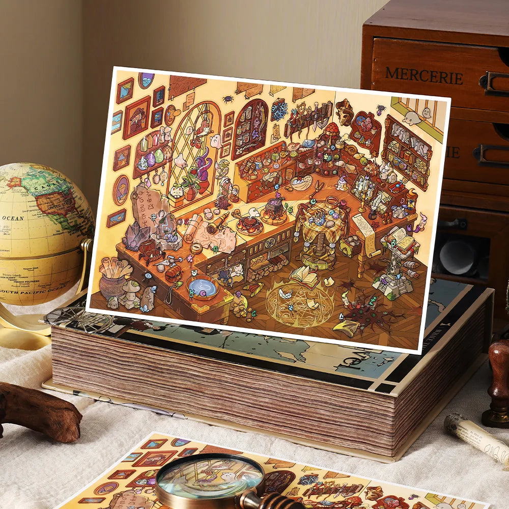 Autocollants grand format – Archéologues et mondes post-apocalyptiques