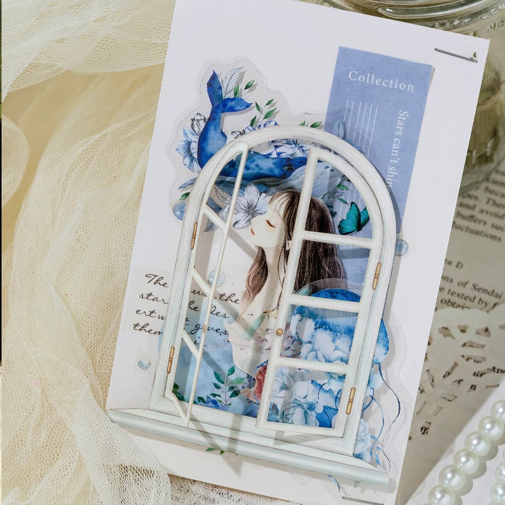 Sticker fenêtre Scrapbooking