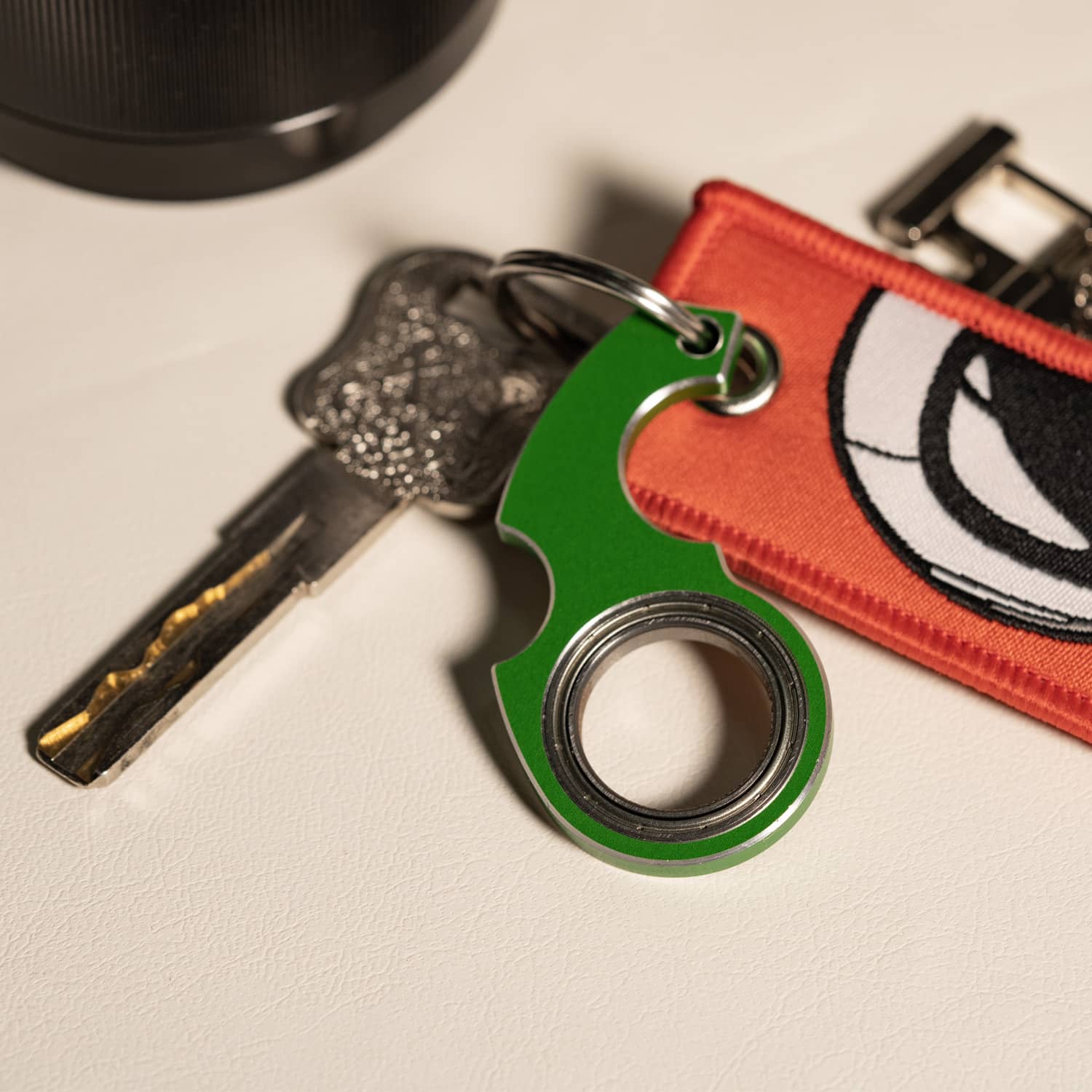 Metal Spinner Keychain – Spinning Keychain Fidget for Stress Relief & EDC | Smooth Spinning Design