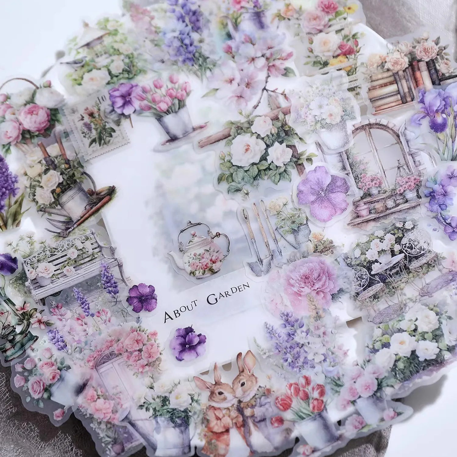 Spring Floral Vellum Stickers | Botanical & Flower