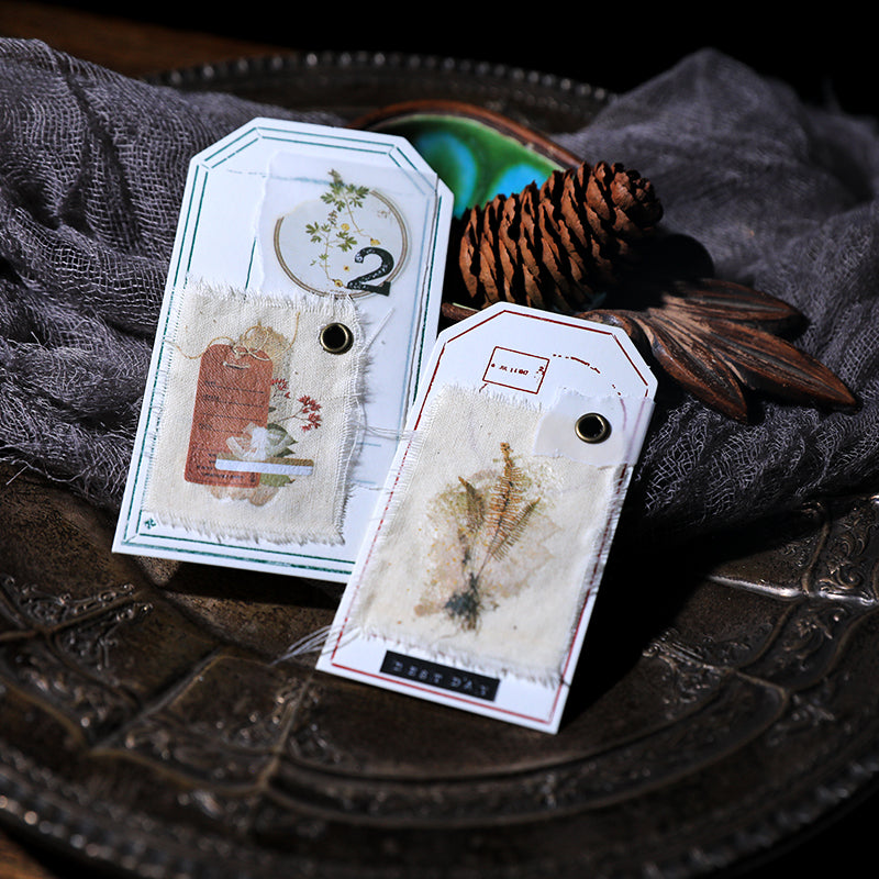 Vintage Botanical Rub-On Stickers Ephemera for Junk Journaling