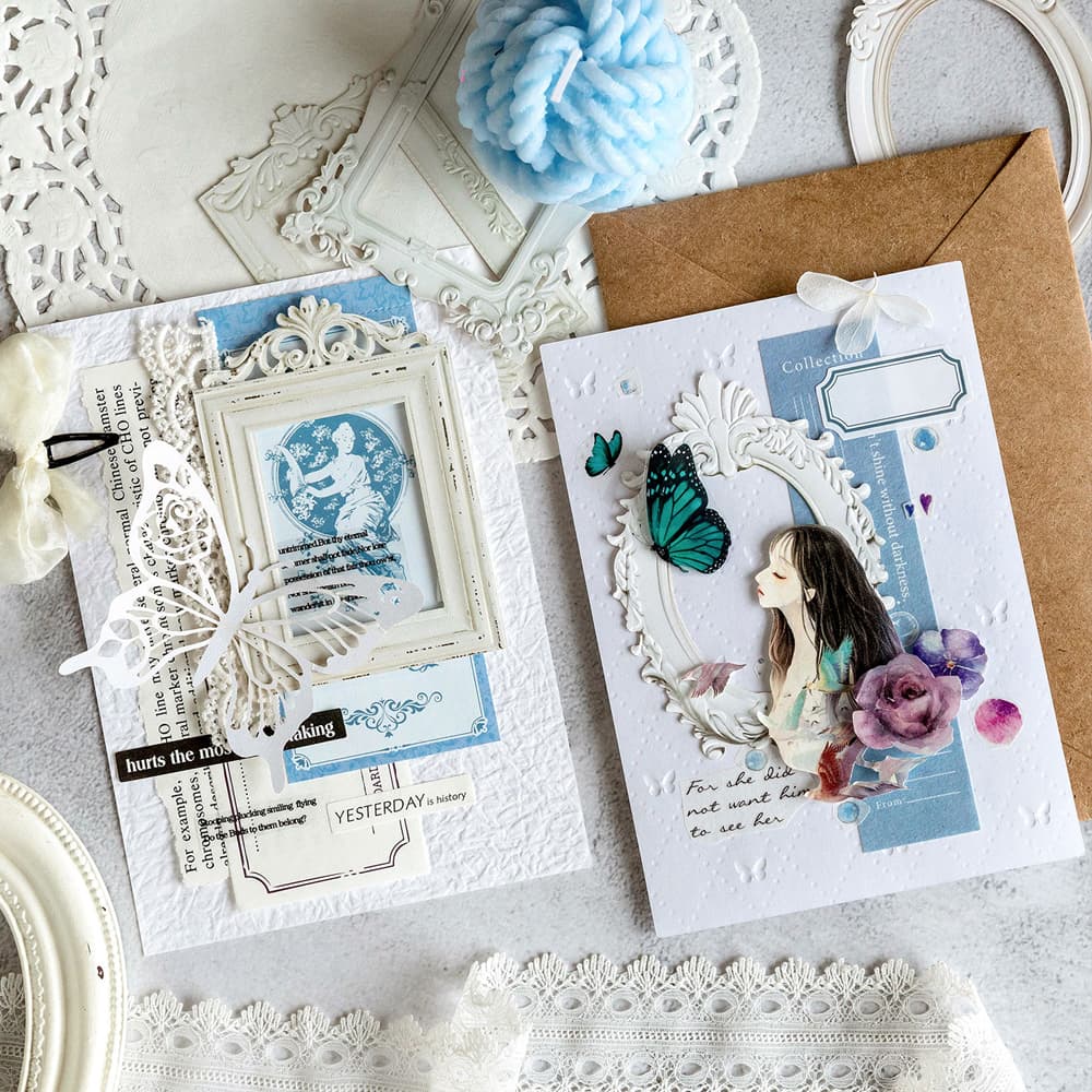 Vintage Picture Border Frames Paper