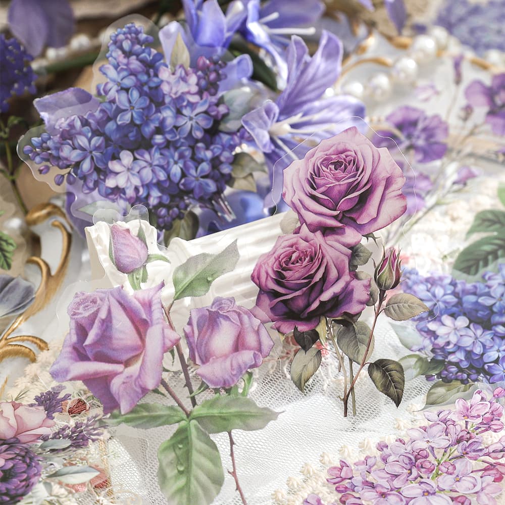 Vintage Rose Sticker