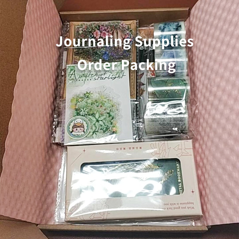 Journaling Supplies Order — Stickers, Papers, Tapes, Bookmarks
