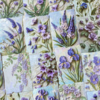 Papier Éphéméra Fleur 3D Embossé pour Scrapbooking