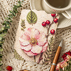 Papier scrapbooking floral en relief 3D