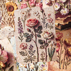 Papier scrapbooking floral en relief 3D