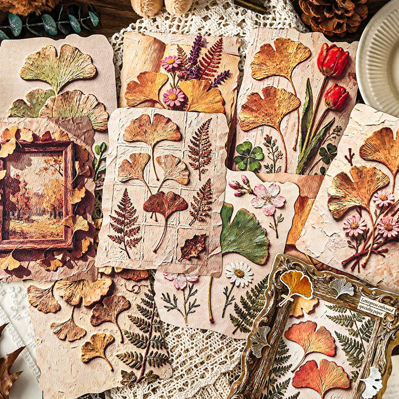 Papier scrapbooking floral en relief 3D