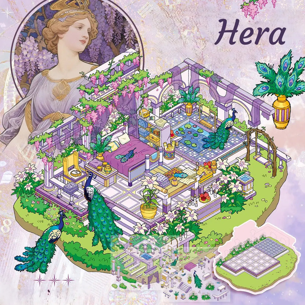 Scène de stickers 3D Mythologie grecque antique – Stickers DIY