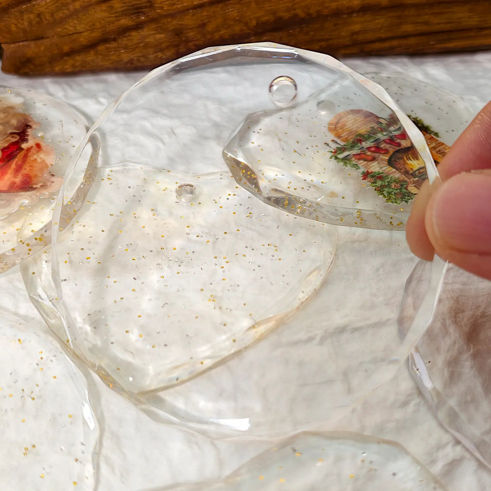 Clear Ornament Blanks Set