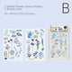 Dried Flower Rub-on Transfer Sticker
