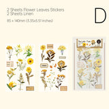 Dried Flower Transfer Sticker