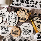 Halloween Transfer Stickers Black