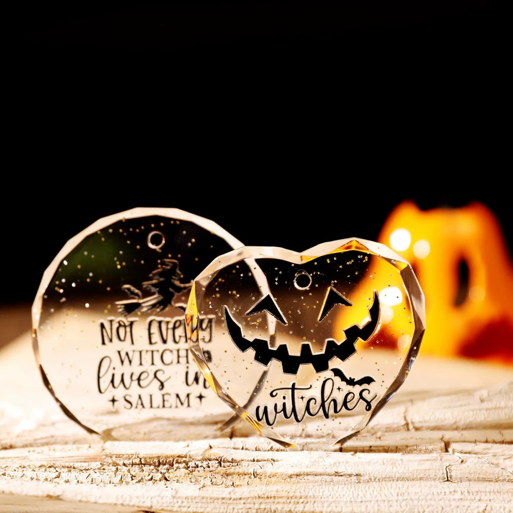 Halloween Crystal Transfer Stickers Black