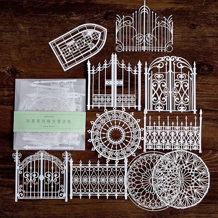 Lace Die Cut Hollowed Paper