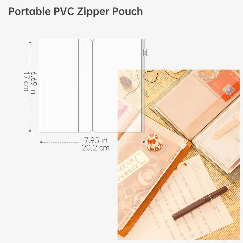 Recharges pour carnet de voyage / Porte-documents en papier kraft | Compatibles avec les formats TN, portable, passeport et A5