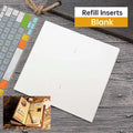 Recharges pour carnet de voyage / Porte-documents en papier kraft | Compatibles avec les formats TN, portable, passeport et A5