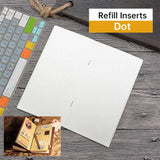 Recharges pour carnet de voyage / Porte-documents en papier kraft | Compatibles avec les formats TN, portable, passeport et A5