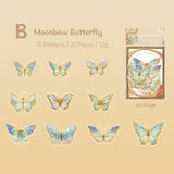 Shiny Butterfly PET Stickers