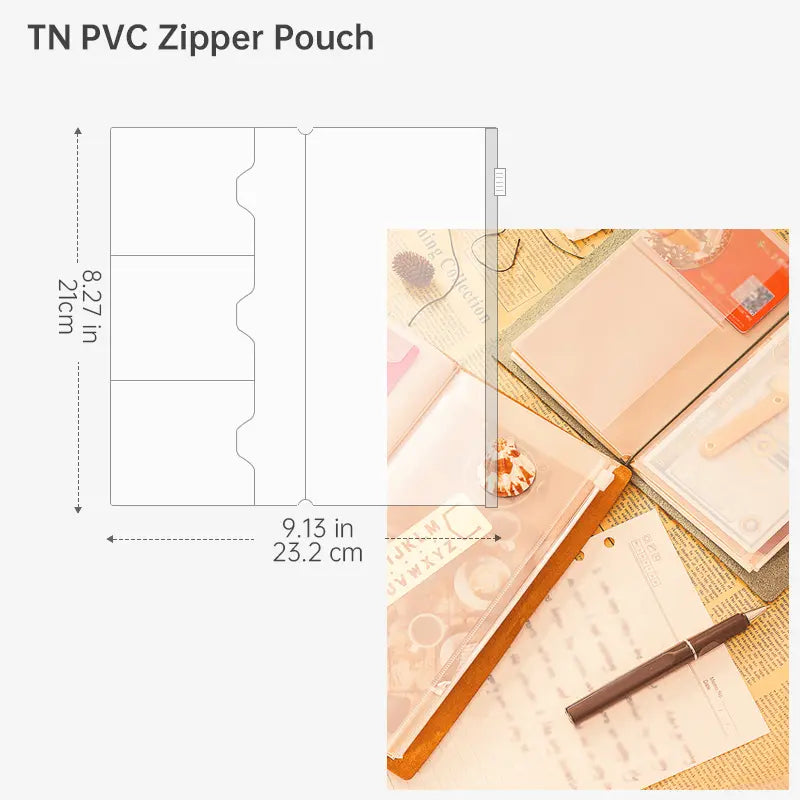 Recharges pour carnet de voyage / Porte-documents en papier kraft | Compatibles avec les formats TN, portable, passeport et A5