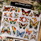 Vibrant Butterfly UV DTF Transfers Stickers