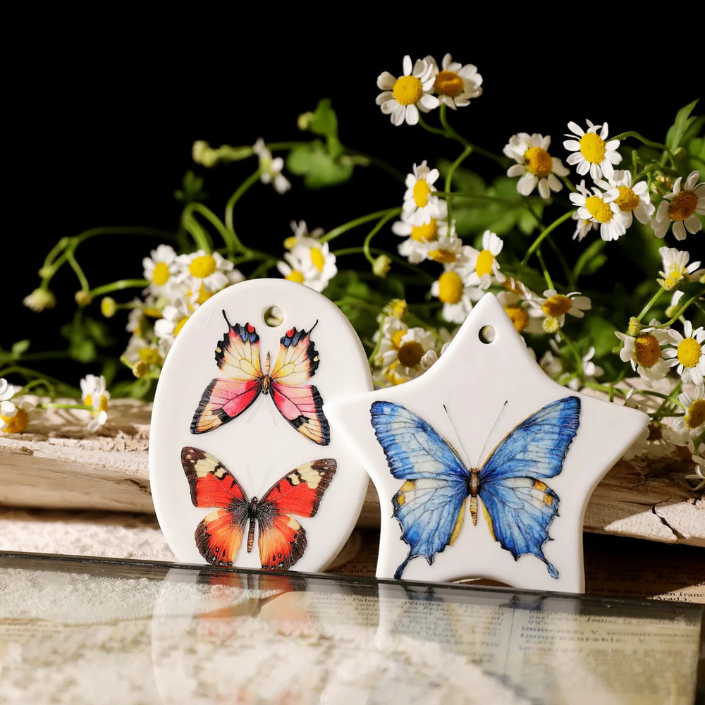 Vibrant Butterfly Crystal Transfer Stickers