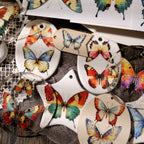 Vibrant Butterfly UV DTF Transfers Stickers