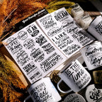 Adventure Spirit Quote UV DTF Transfer Stickers