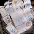 Baby-Motiv Pergament-Sticker-Set