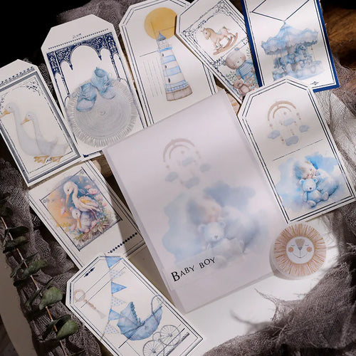 Baby-Themed Vellum Sticker Set