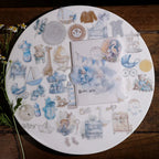 Baby-Motiv Pergament-Sticker-Set