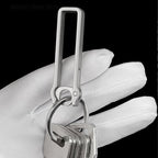Gürtelschlaufe Schlüsselhalter Clip Schnellverschluss Titan für Autoschlüssel