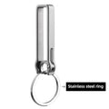 Gürtelschlaufe Schlüsselhalter Clip Schnellverschluss Titan für Autoschlüssel
