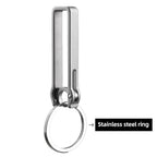 Gürtelschlaufe Schlüsselhalter Clip Schnellverschluss Titan für Autoschlüssel
