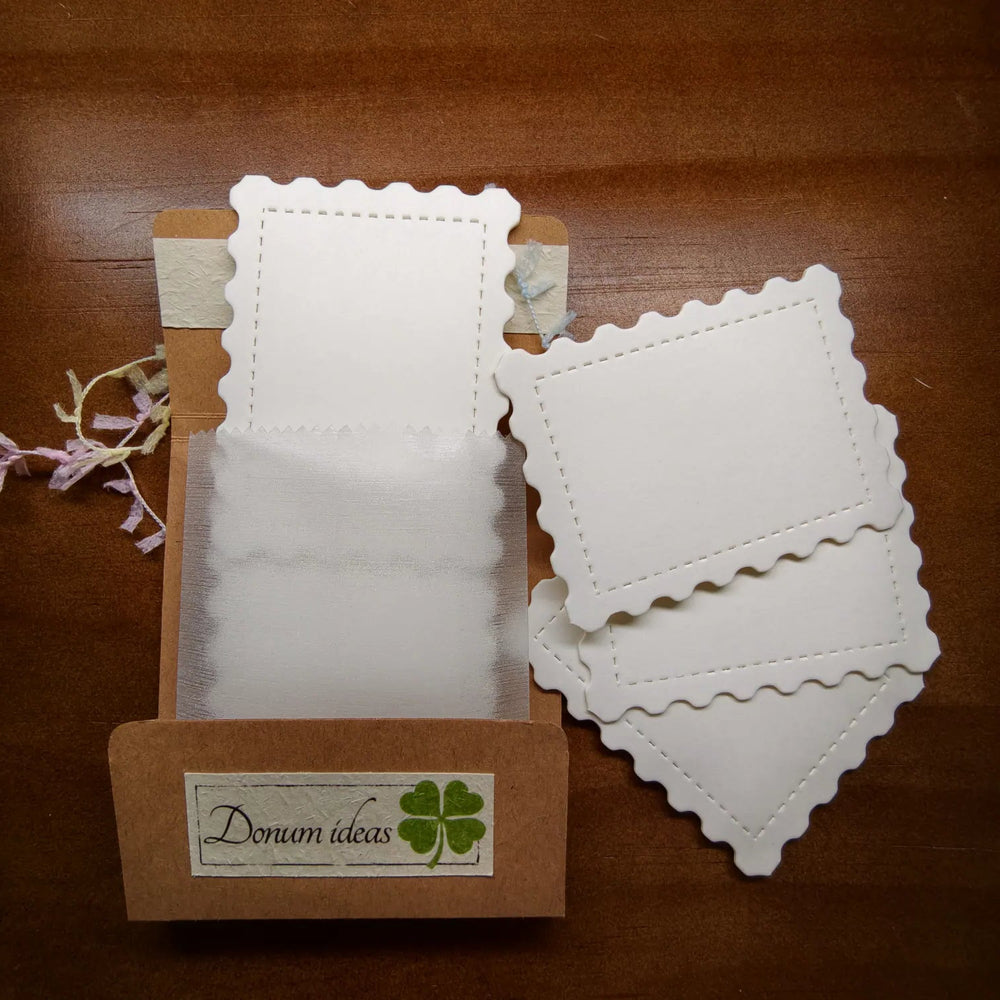 Blank Postage‑Stamp Craft Cards