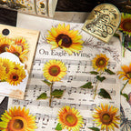Botanical Die-Cut PET Stickers | Floral & Plant Journaling Ephemera