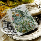 Botanische Farn-Pergament-Stanzsticker
