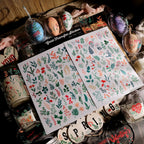 Botanical Leaves UV DTF Sticker Transfers | for Journaling, Cups & Gift Cards