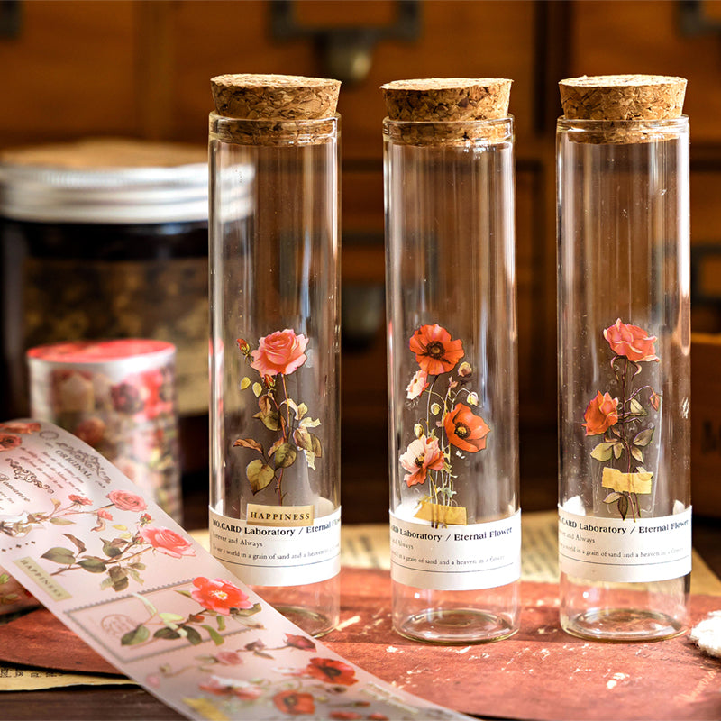 ボタニカル・メッセージ入りPETテープ