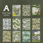 Brick Walls Series Washi Paper Stickers-Wall Stickers