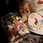 Bunny Floral Transfer Stickers