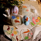 Bunny Floral Transfer Stickers